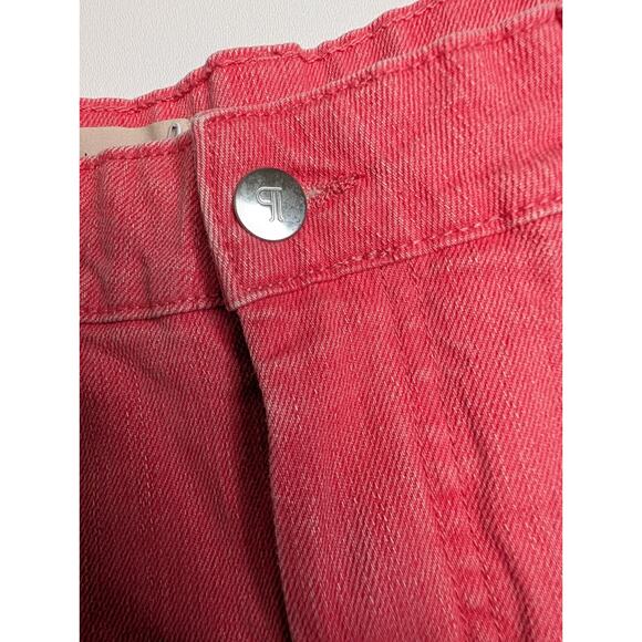 Anthropologie The Kenna Mid-Rise Heritage Petite Barrel Jeans by Pilcro Plus 34P - Picture 6 of 16